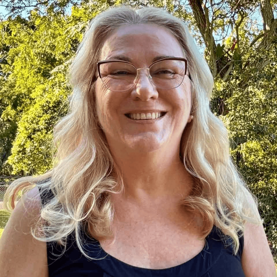 Helen Rose smiling outdoors